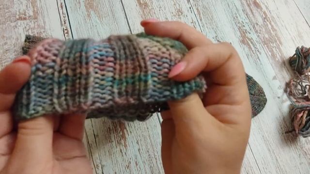 Носки из окрашенной пряжи смотреть онлайн