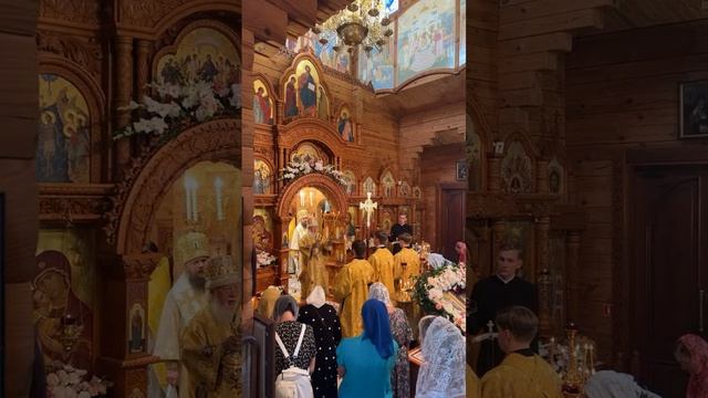 Литургия в храме князя Владимира смотреть онлайн