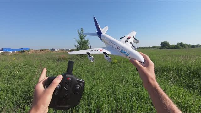 Самолет Airbus a380 на радиоуправлении смотреть онлайн