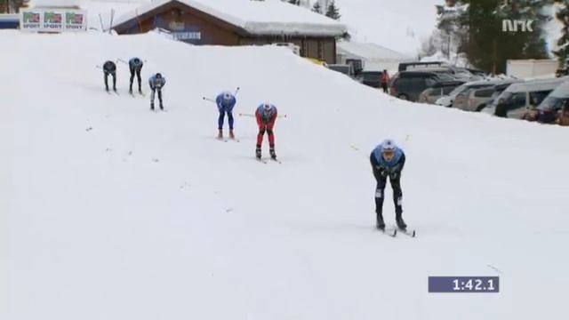 Eirik Brandsdal wins the Norwegian Sprint Championship (Voss, 2012) смотреть онлайн
