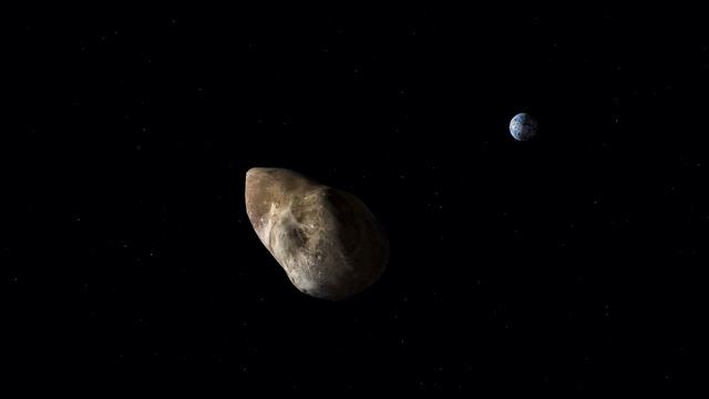 Asteroid 2019 OU1 Flies Past Earth and Moon - Aug 28, 2019 (Version 1) смотреть онлайн