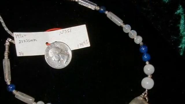 Lapiz lazuli, crysocolla, and other amazing blue gemstone art necklace by Tara Wangchuk смотреть онлайн