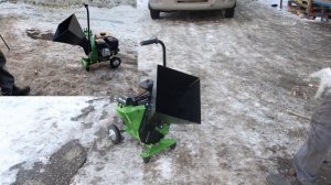 Видеообзор: садовый измельчитель «Дровосек» мод. МР260 (бензиновый двигатель)