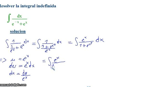 INTEGRAL INDEFINIDA EN EXPONENTES смотреть онлайн