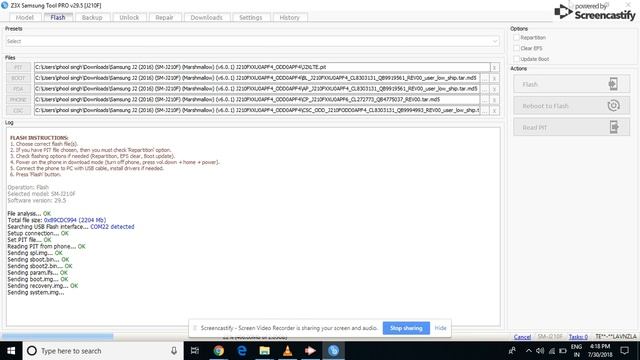 J2 pro J210F Flashing camera failed and other software Issues смотреть онлайн