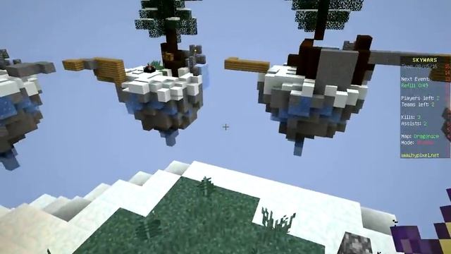 ПОЧТИ СКИНУЛИ! МАЙНКРАФТ СКАЙ ВАРС (МИНИ ИГРА) смотреть онлайн