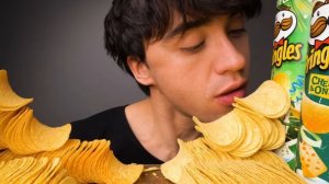 CHEESE PRINGLES FLAVORS RANKED (Crunchy Eating Sounds) | McBang ASMR