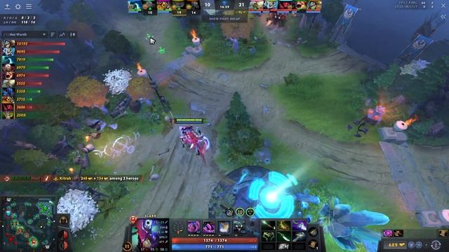 Slark Dota 2 Gameplay Miracle with Diffusal - 18 Kills смотреть онлайн