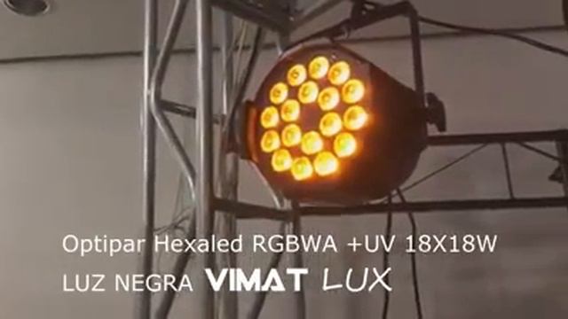 Refletor Par Led Rgbwa+uv Optipar - 18x18w - Hexaled смотреть онлайн