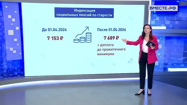 Апрельское повышение пенсии на 7,5% смотреть онлайн