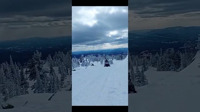 Снежная панорама Горной Шории.(Шерегеш-март 2024г.) смотреть онлайн