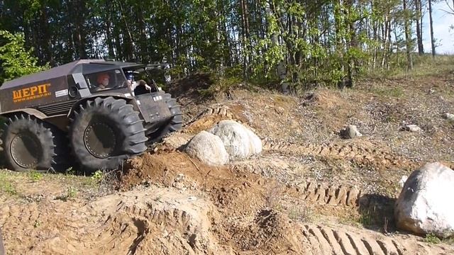 Обработка камней на спуске