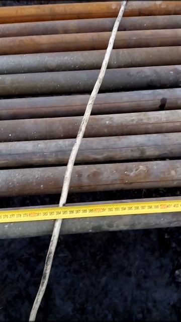 Замер длинны буровых штанг