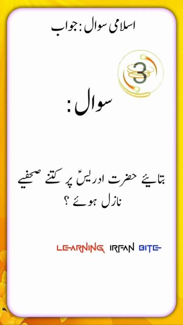 Islamic Common Sense Gk Quiz InHindi/Urdu #short #gk #gkquiz#gkfacts Learningirfanbite