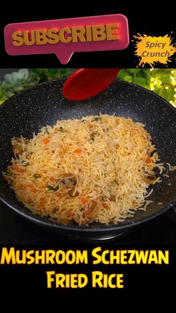 Mushroom Schezwan Fried Rice/ Schezwan Fried Rice/shorts/ Viral/ Trending