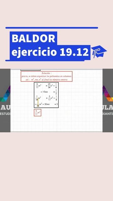 Solución álgebra de Baldor ejercicio 19 paso a paso #maths #algebradebaldor #baldor #excel #study смотреть онлайн