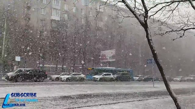 Сильный снегопад 29 февраля в Москве смотреть онлайн