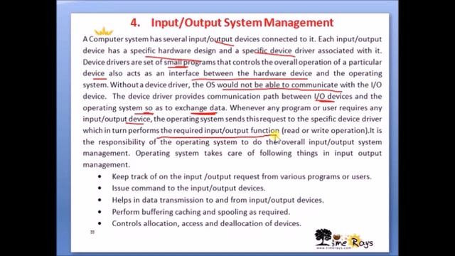 OS- Unit1- Part 11-" Component of OS - IO Management" by Sonali Timerays. смотреть онлайн