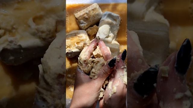 ASMR 🧡 Laundry Soap 🧡 Lathering And Soaked Laundry Soap 🧡 MUSHY SOAP 🧡 Размокшее хозяйственное мыло