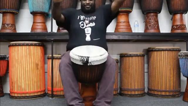 Drumskull Drums & Weedie Braimah - Ivory Coast, Lenke wood Djembe смотреть онлайн