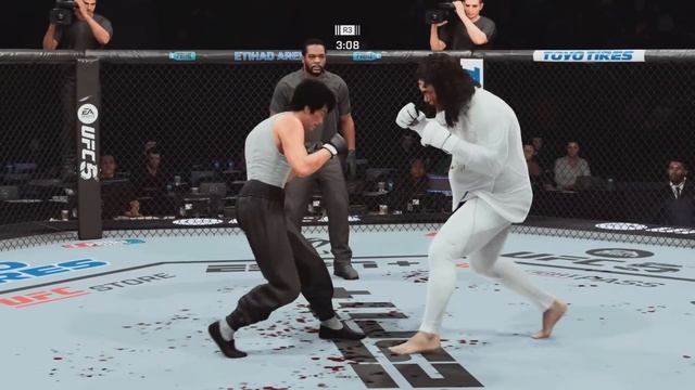 PS5| Bruce Lee vs. Plus Size Beautiful Model (EA sports UFC 5) смотреть онлайн