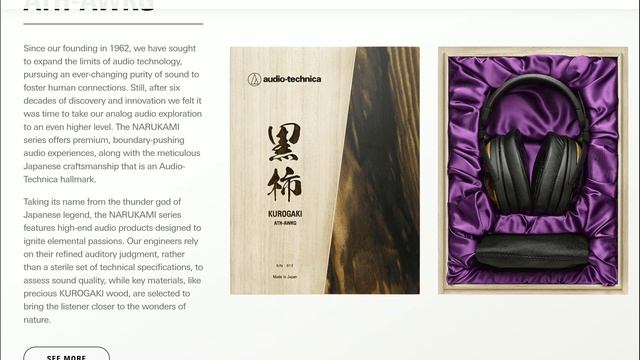 Audio-Technica ATH-AWKG Wooden Headphone Launches with 53mm drivers & lacquered wooden cups смотреть онлайн