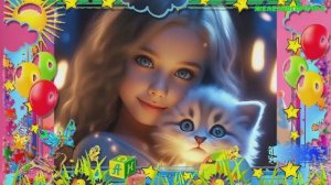 Поздравление с Днем Рождения для Девочки. Красивые детские картинки