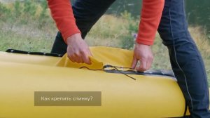 Байк, пакрафт, аксессуары: устанавливаем  велосипед и аксессуары на пакрафт Жаворонок.