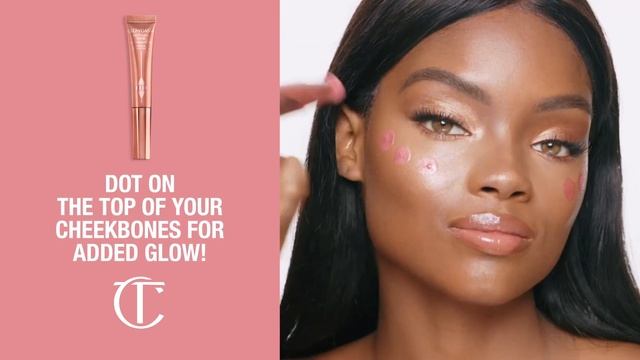 How to Apply Liquid Blush + Contour Using Charlotte's Beauty Light Wands | Charlotte Tilbury смотреть онлайн