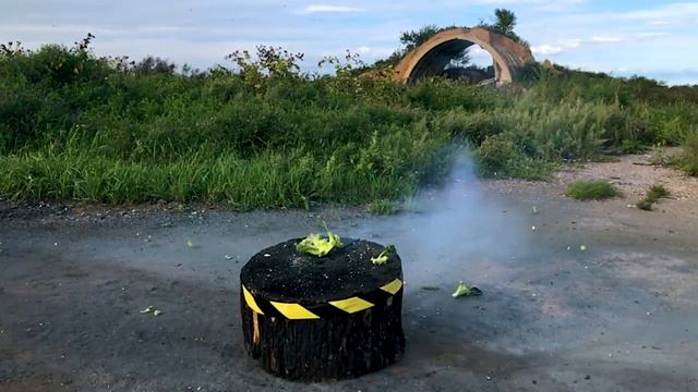 Взрывы петард | Эксперимент с петардой и брокколи смотреть онлайн