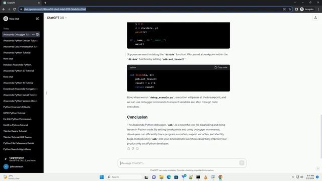 anaconda python debugger смотреть онлайн