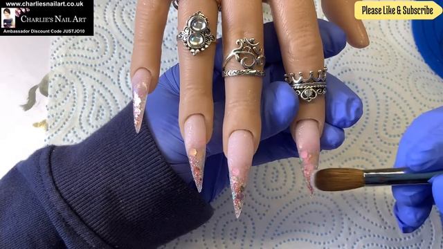 GLITTERBELS ACRYLIC SET FT. IRIDESCENT BUTTERCUP FLOWER SEQUINS FROM CHARLIE’S NAIL ART смотреть онлайн