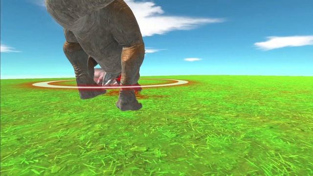 Triceratops Vs Hippopotamus Funny Battle  🤣🤣 Animal Revolt Battle Simulator