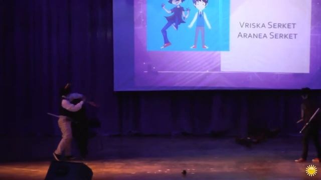 Homestuck - Vriska Serket, Aranea Serket (male-версии) (Ориджинал дефиле) - Unicorn 2018 смотреть онлайн