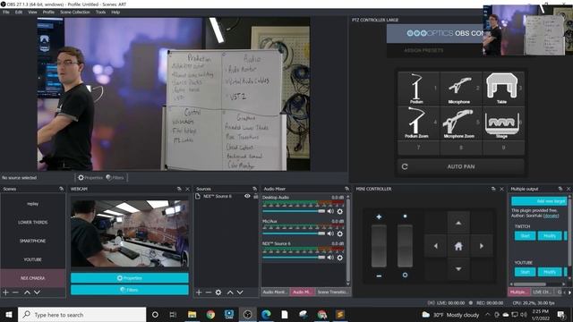 PTZ Camera Controls in OBS - Chapter 18 - OBS Superuser Guide Book смотреть онлайн