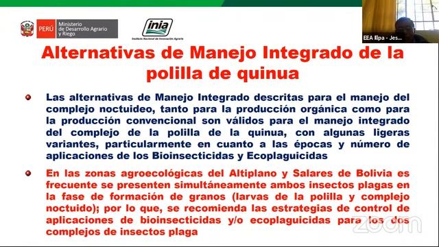 Diagnostico Y Control De Plagas Y Enfermedades En El Cultivo De Quinua