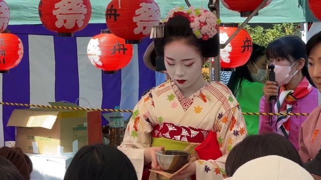 Geisha Event at the Takasegawa Festival, Kyoto, Japan смотреть онлайн
