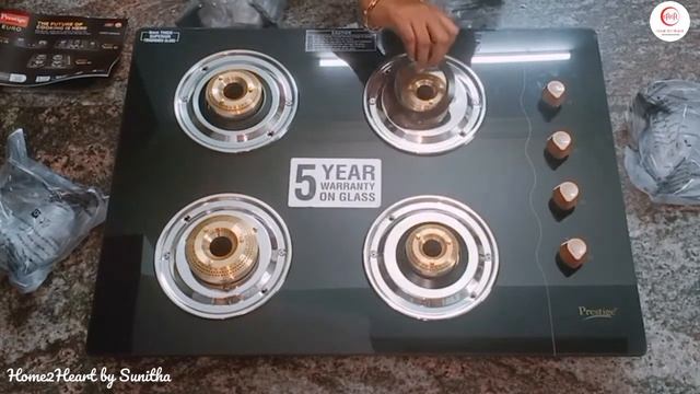 Unboxing and Review of Prestige Euro Glass Top Gas Stove | Unboxing of Prestige Hob Type Gas Stove смотреть онлайн