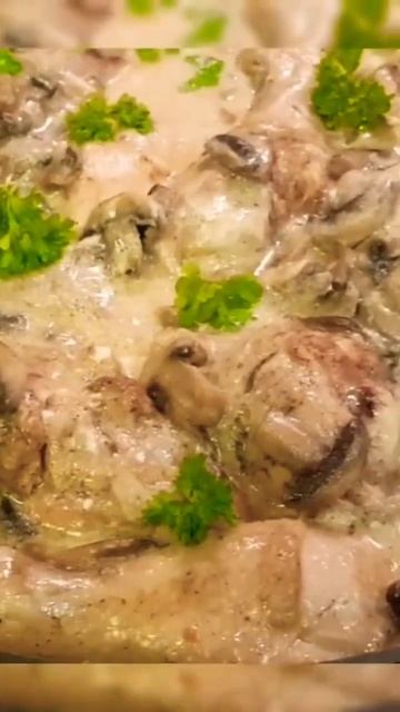 Курица в грибном соусе у меня на канале