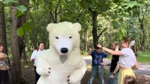 Белый мишка поздравление с днем рождения #белыймедведь #мишканапраздник #белыймишка #умка