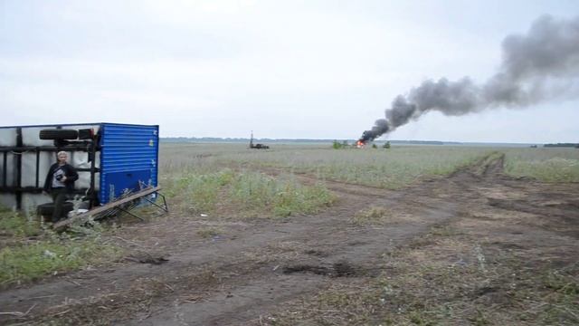 22 июня 2013 Поджоги буровых.