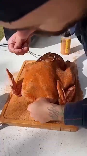 Smoked Turkey ( My first time ) #traegergrills смотреть онлайн
