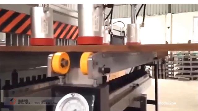 JESH DRILL Woodworking Z6A 6 lines Drilling Machine смотреть онлайн