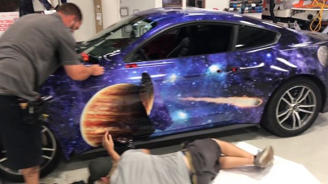 Reflective Mustang Vinyl Wrap смотреть онлайн