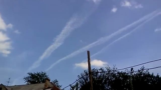 Химтрэйлы над Нижним Новгородом 17.07.2011 смотреть онлайн