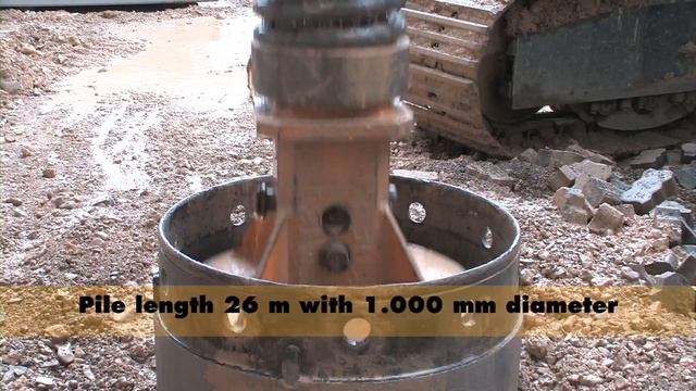Liebherr LB 24 - Rotary drilling rig for deep foundation смотреть онлайн