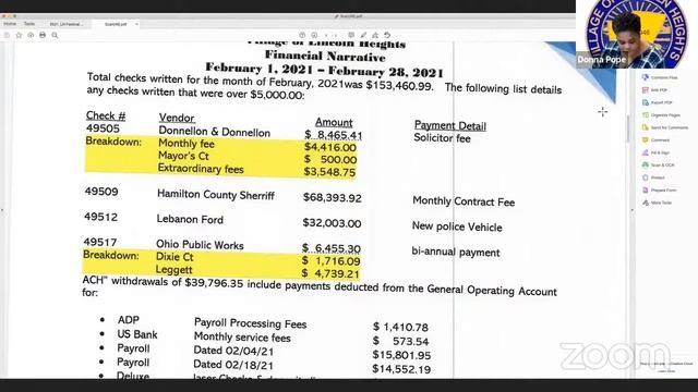 Lincoln Heights Finance Committee Meeting - March 15, 2021 смотреть онлайн