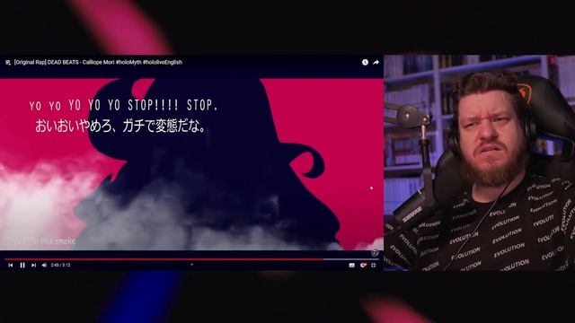 Реакция на [Original Rap] DEAD BEATS - Calliope Mori | 【MV】　HakobuNe - VERITAS feat.KAREN (カレン) смотреть онлайн