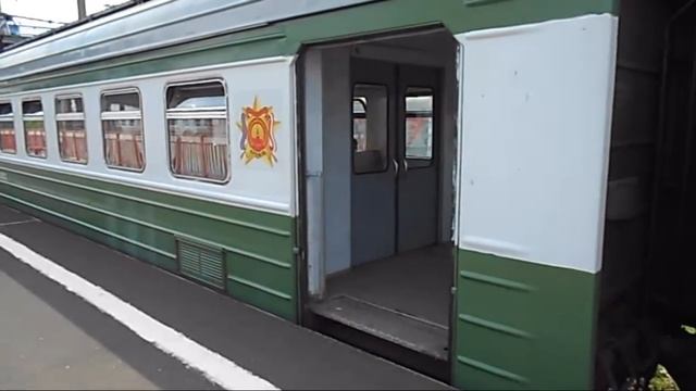 Электропоезд ЭД4М-0296 имени «Кремлёвских Курсантов» смотреть онлайн