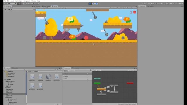 Платформер на Unity [детская IT онлайн-школа «Hello world»] смотреть онлайн